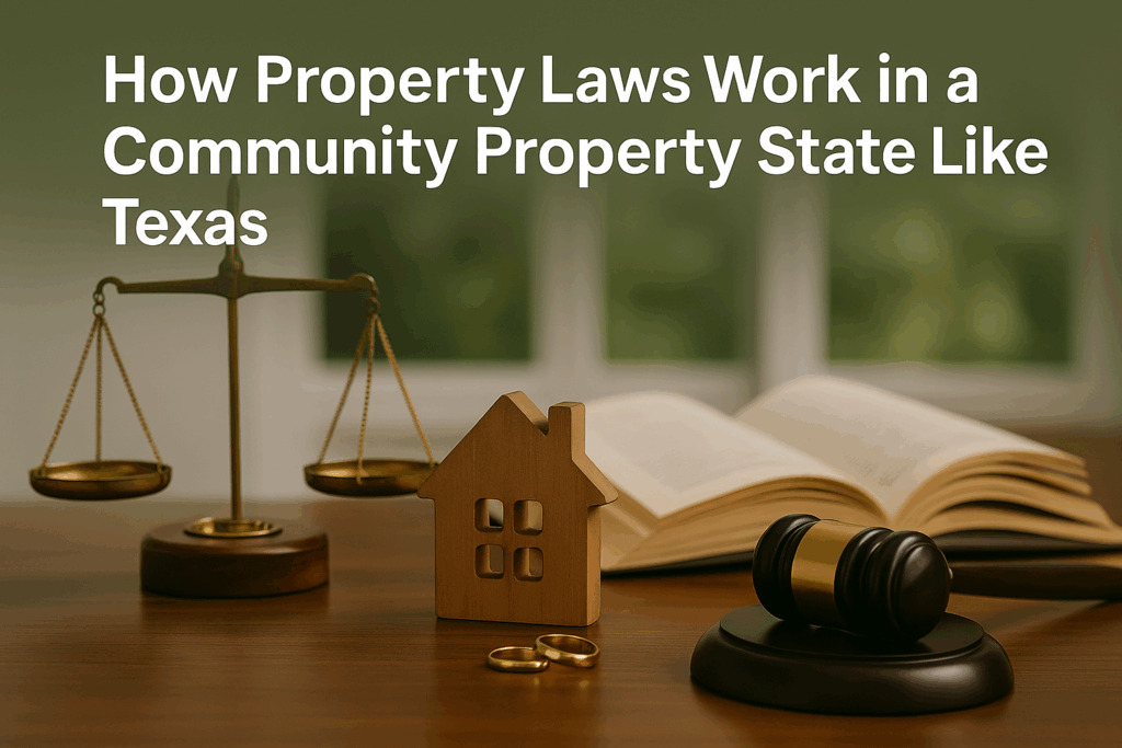 How Property Laws Work in a Community Property State