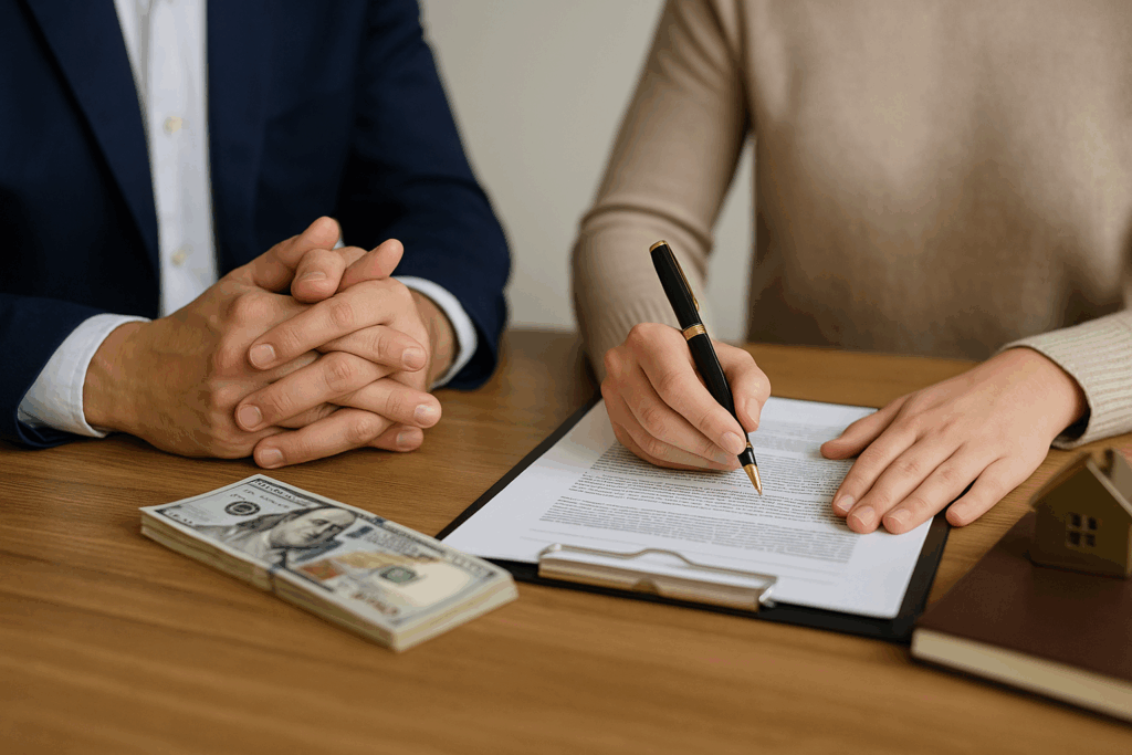 mix community and separate property