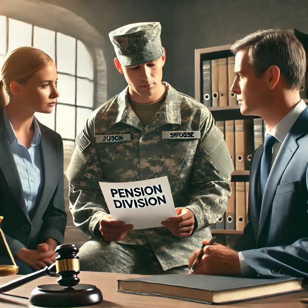 military pension division