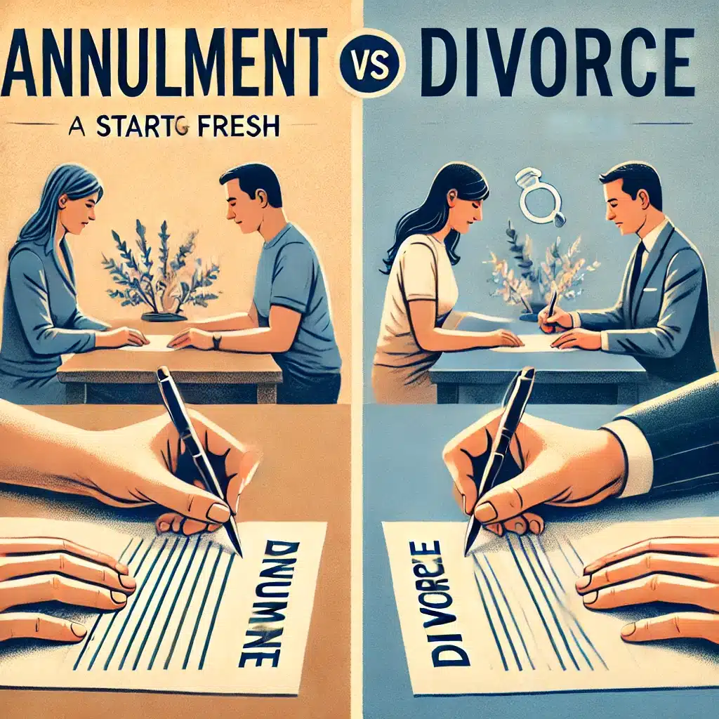 Understanding the Difference Between Annulment and Divorce