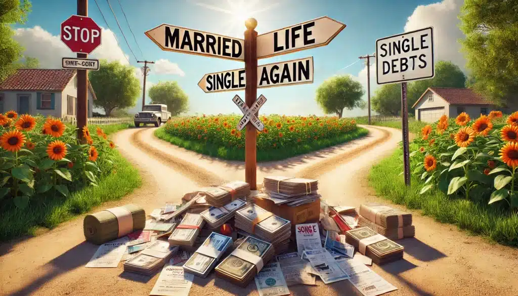 managing family debts in divorce in Texas