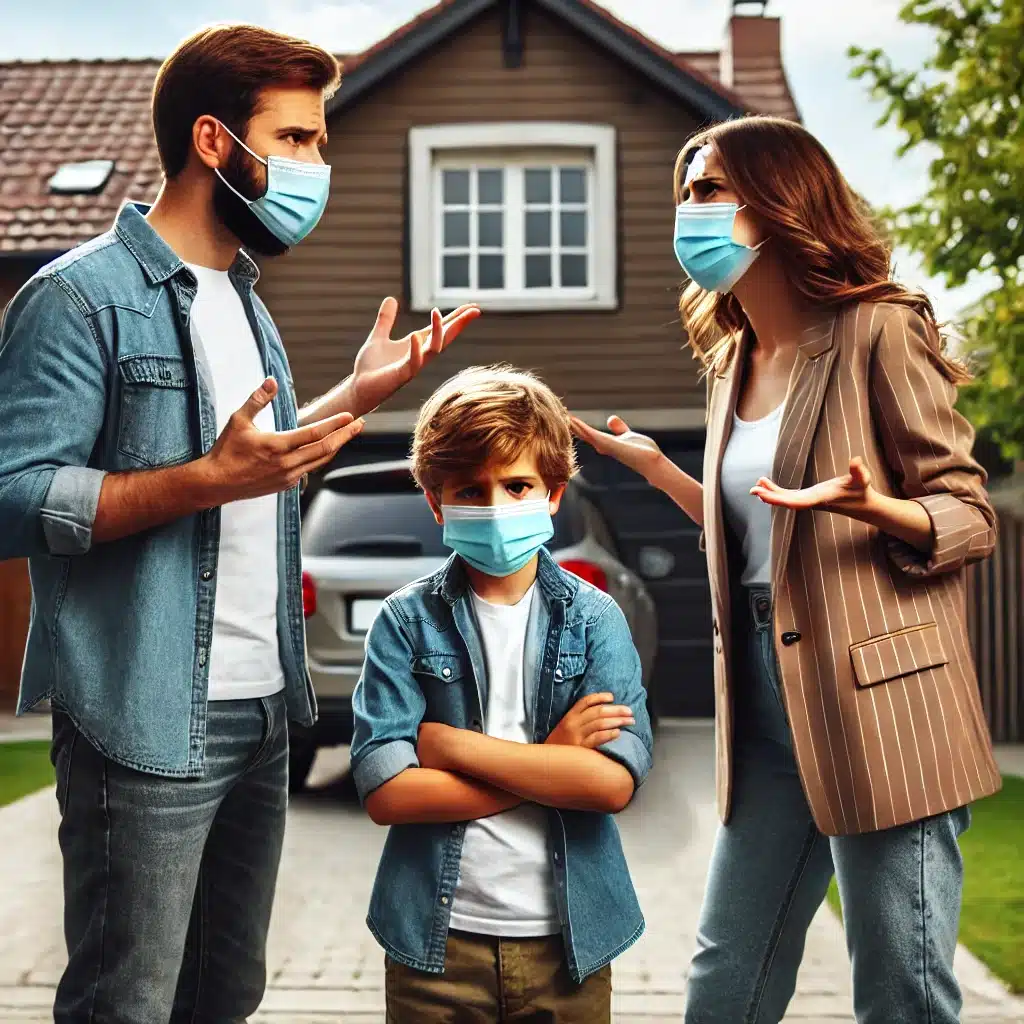 What to do if your co-parent isn’t having your child wear a mask?