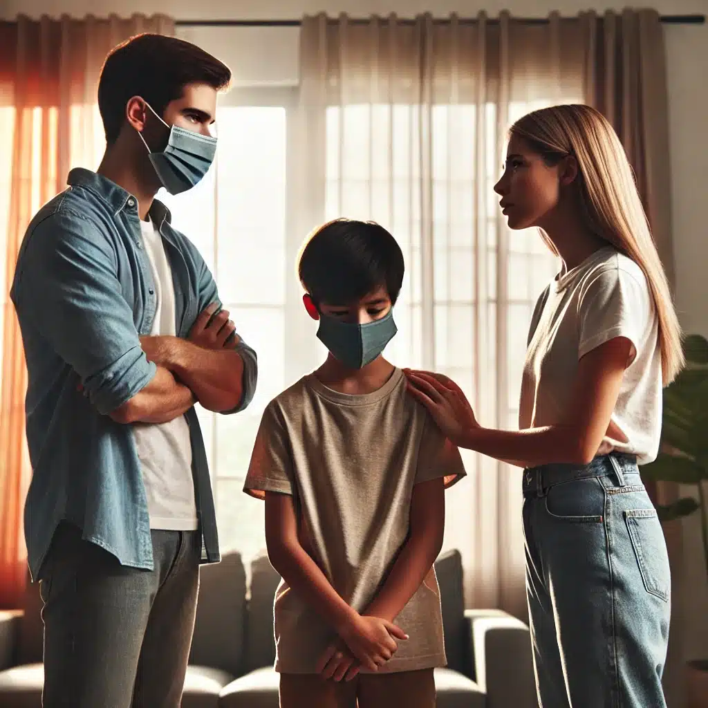 What to do if your co-parent isn’t having your child wear a mask?