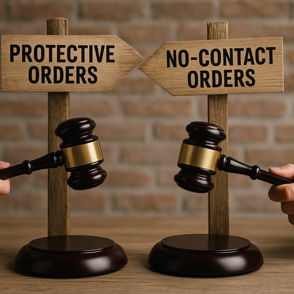 Protective Orders vs. No-Contact Orders: Key Differences