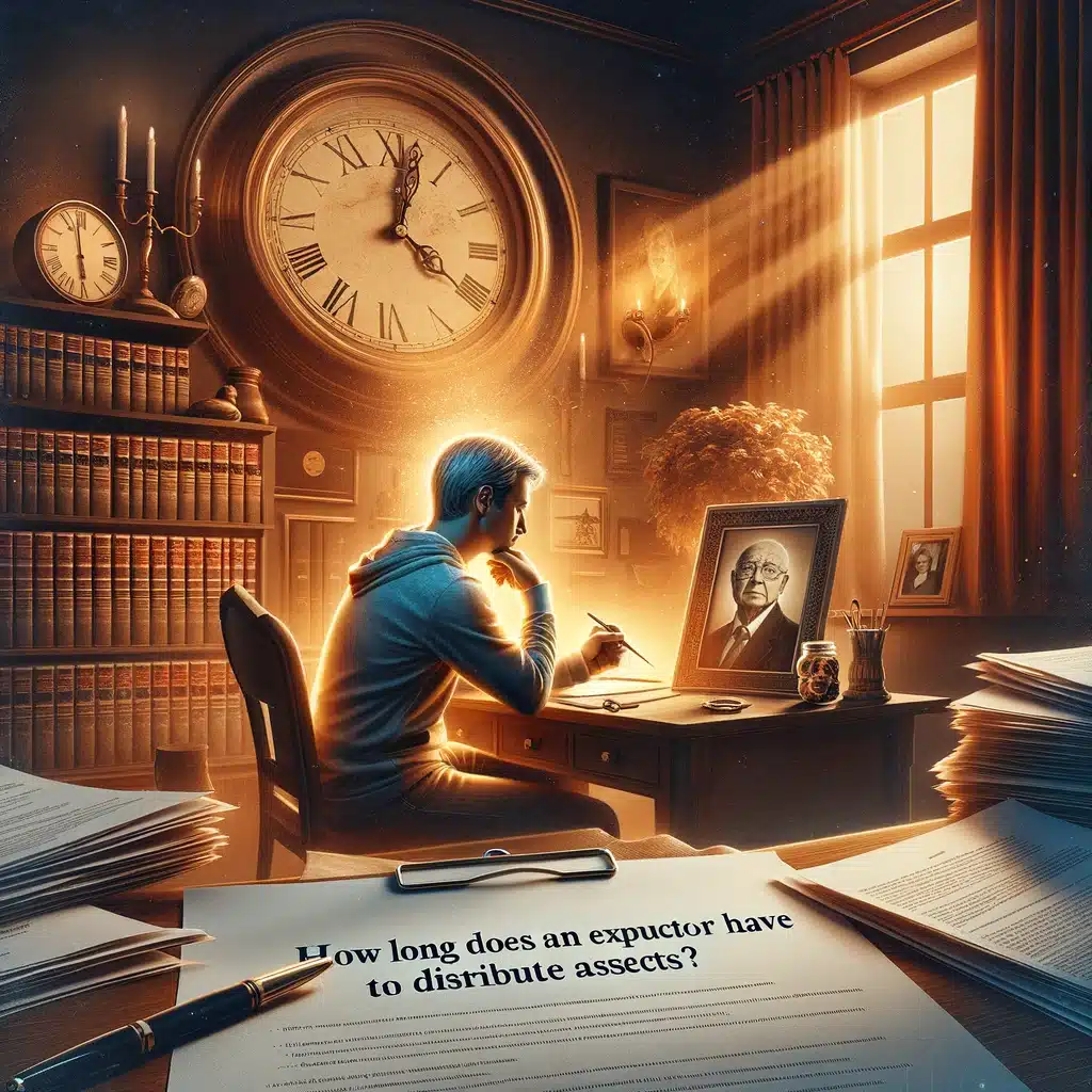 How long does an executor have to distribute assets
