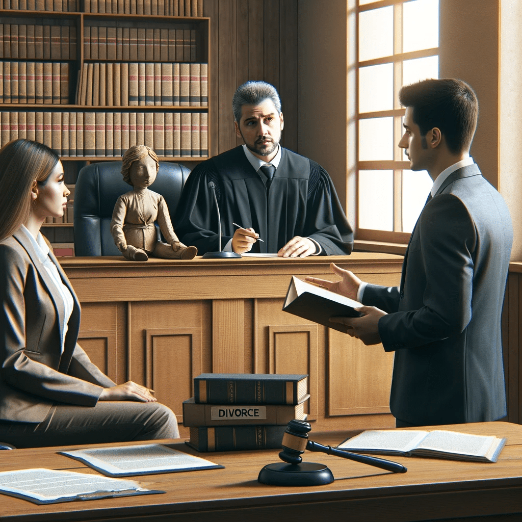 What happens after divorce papers are served in Texas