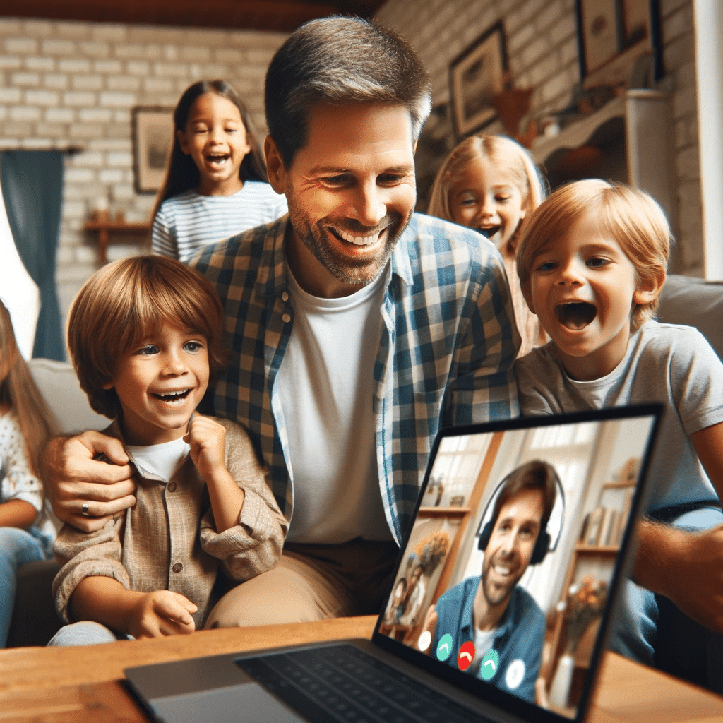 Co parenting when you and your children live in different states