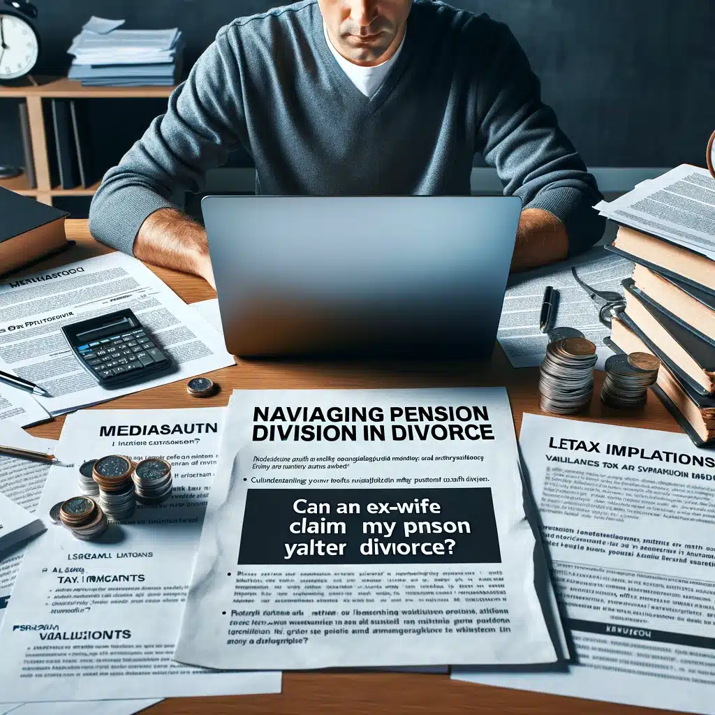 Navigating Pension Division in Divorce Mediation, Legal Rights, and Tax Implications
