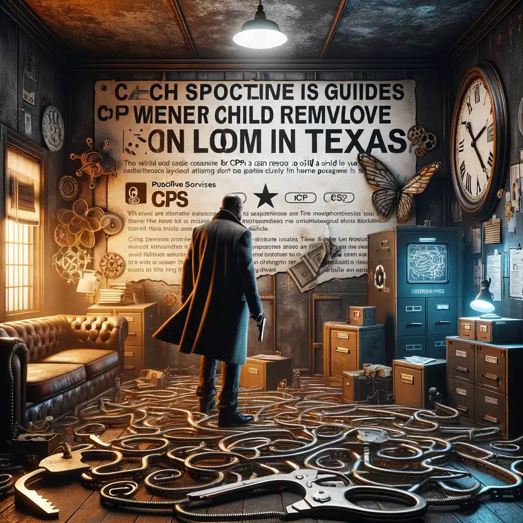 When can CPS remove your child from your home in Texas and what can you do about it