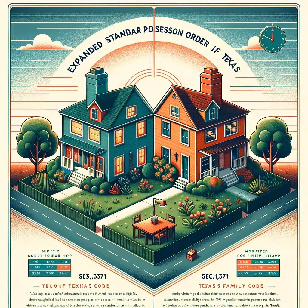 Enhanced Parenting Time with Expanded Standard Possession Order Texas for Nearby Parents