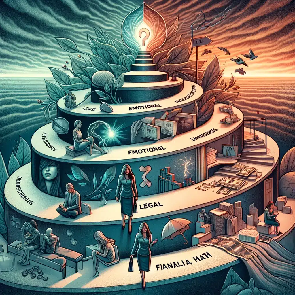 Exploring the Emotional Stages of Divorce for a Woman Legal, Financial, and Health Perspectives