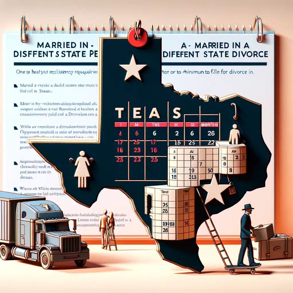 Married in a Different State Divorce Texas Divorce Requirements and Processes