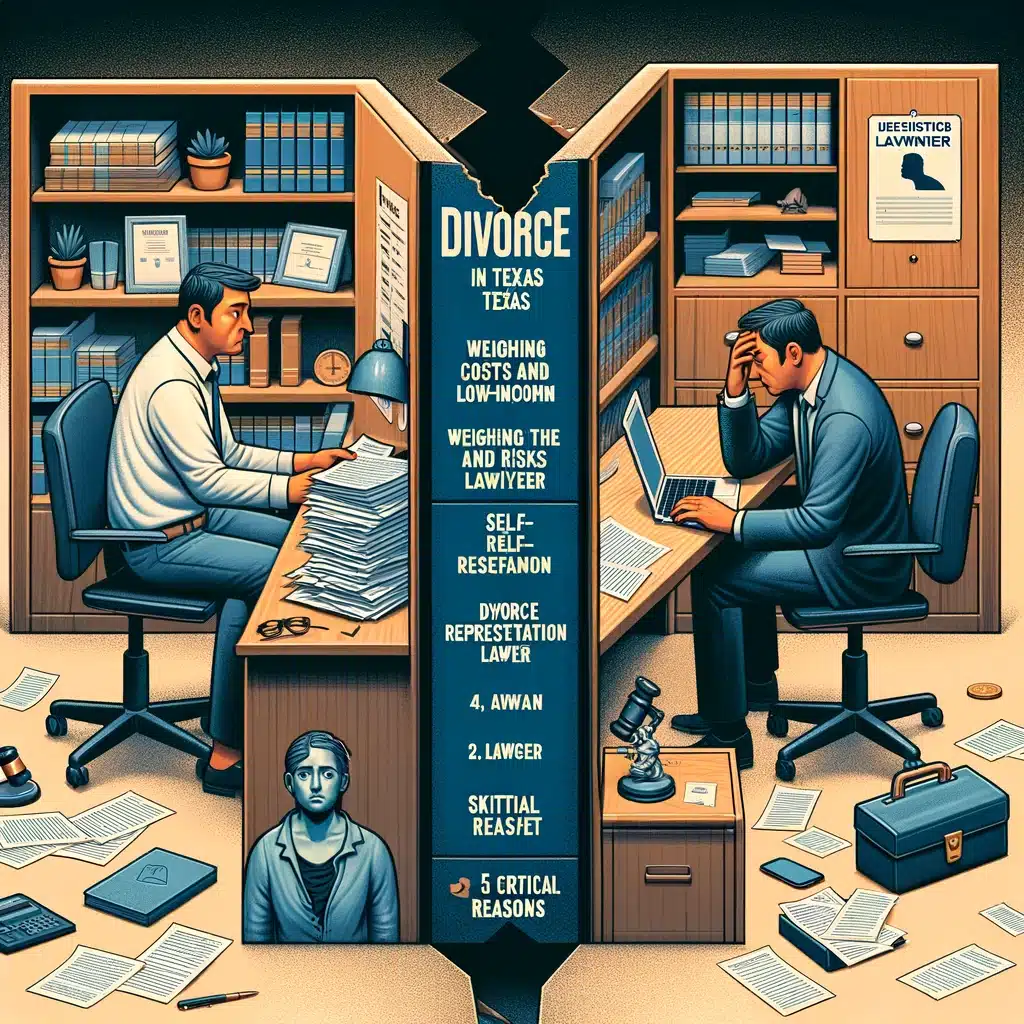 The Impact of Divorce Costs on Different Income Levels in Texas