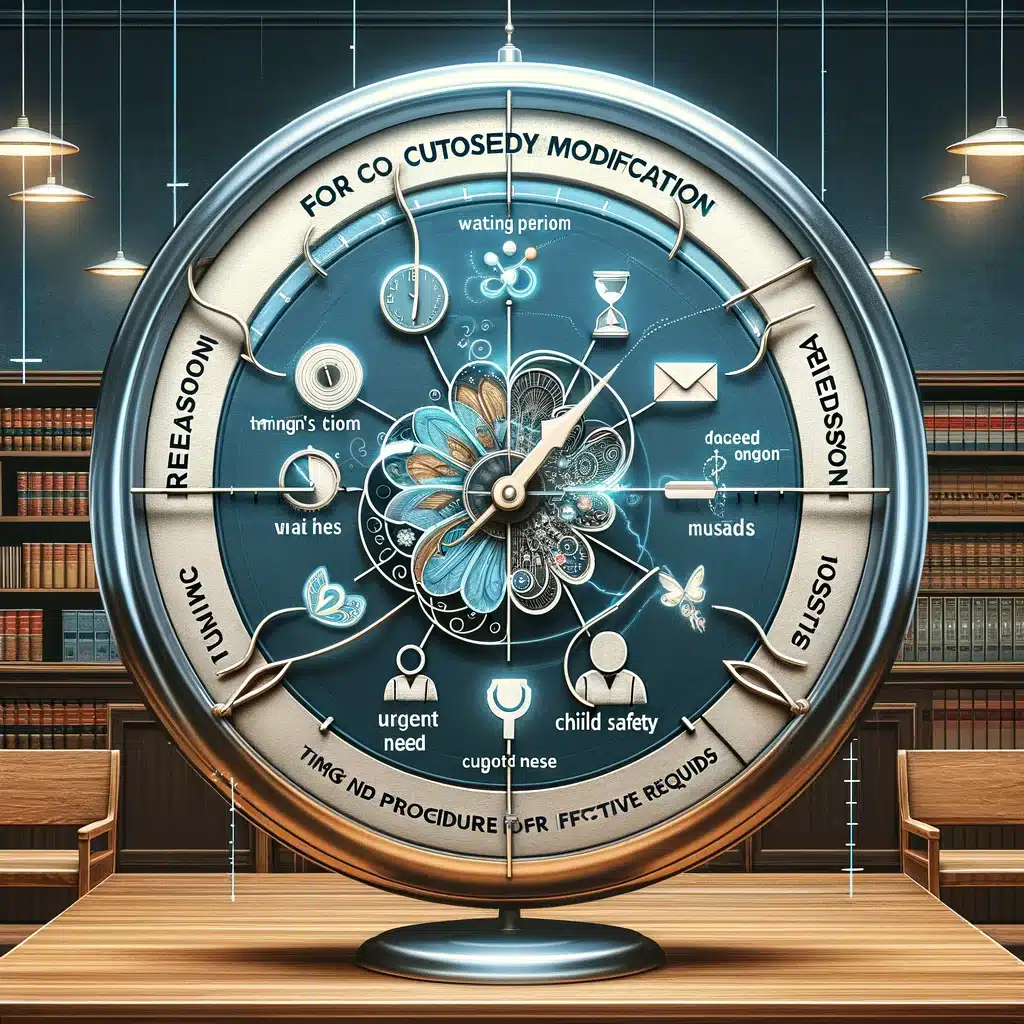 Reasons for Custody Modification Timing and Procedure for Effective Requests