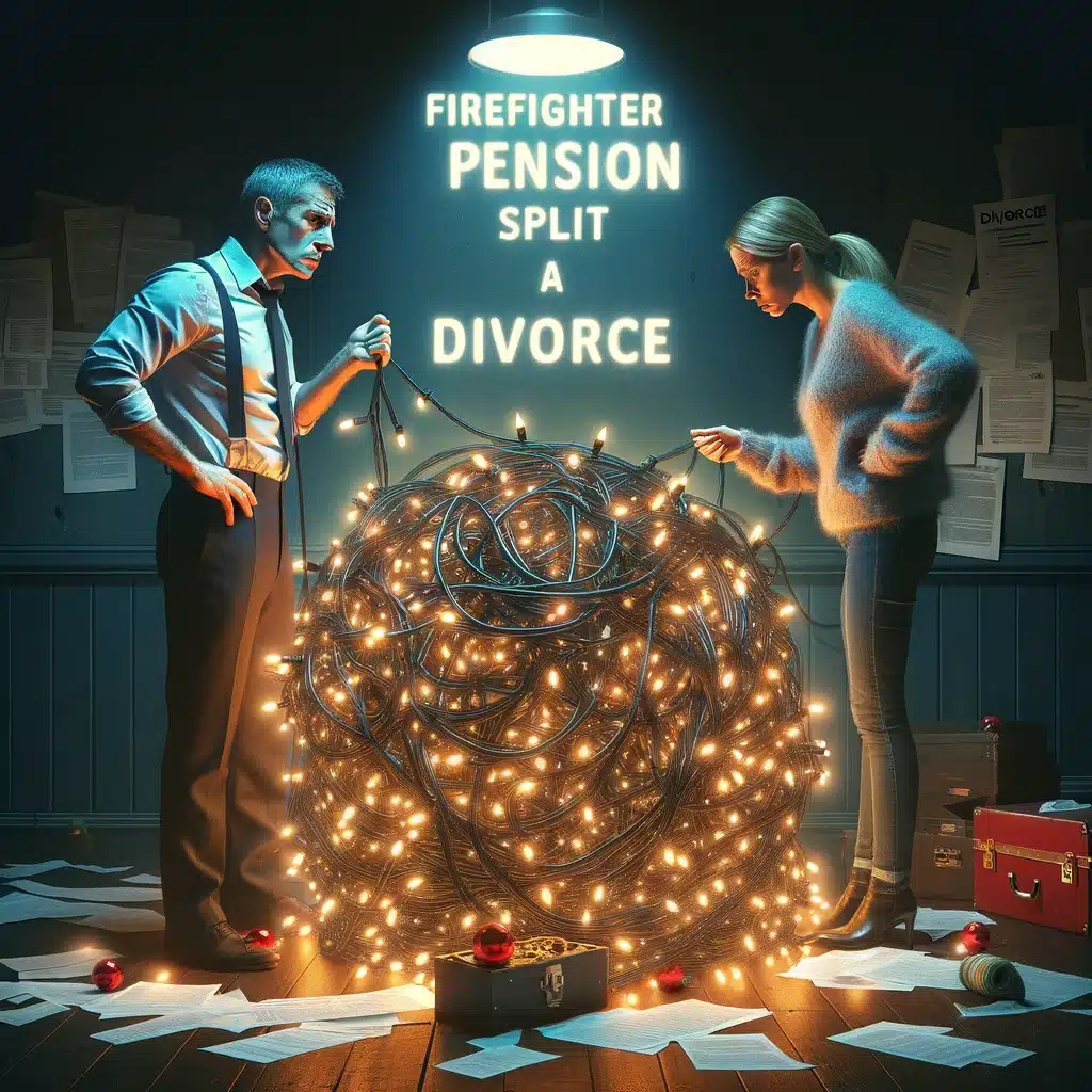 Splitting a firefighter pension during a divorce