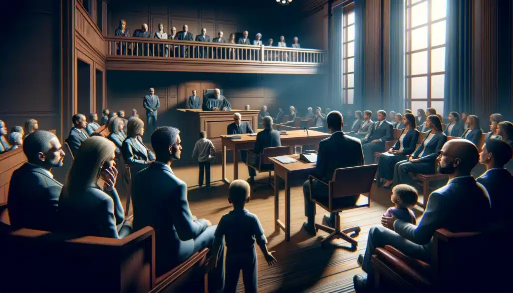 What is a status hearing in the context of a Child Protective Services case