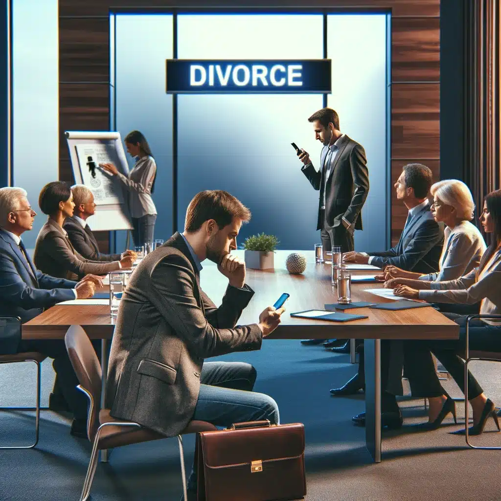 my business partner is getting a divorce