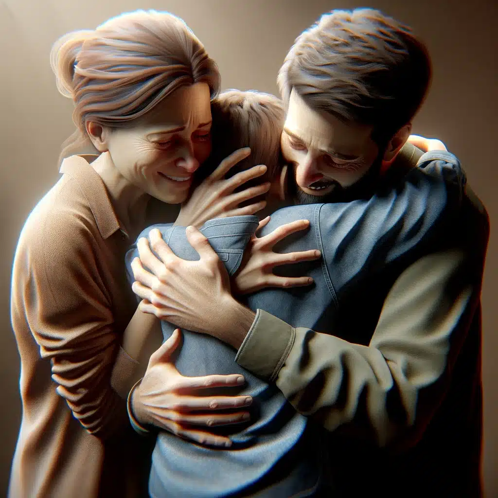 Saying goodbye to your child after a Child Protective Services visitation session