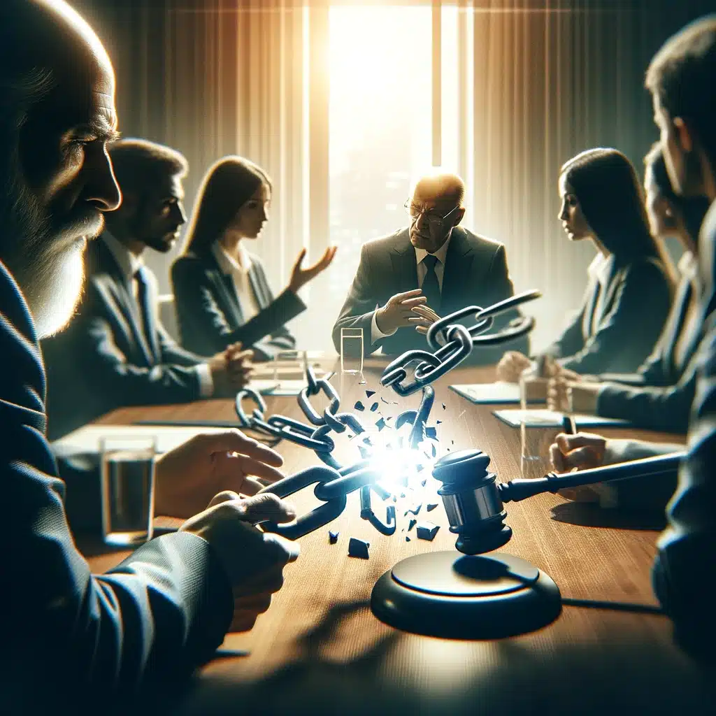 what happens if the chain of custody is broken