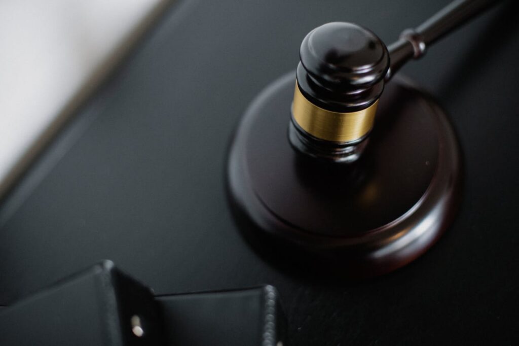 wooden gavel