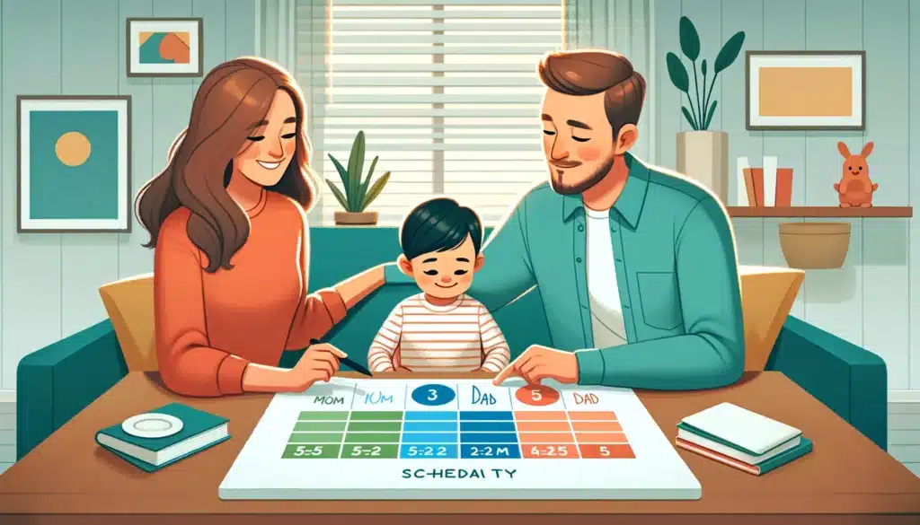 How the 5-2-2-5 Parenting Schedule Can Simplify Co-Parenting in Texas