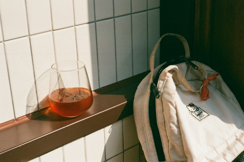 white backpack