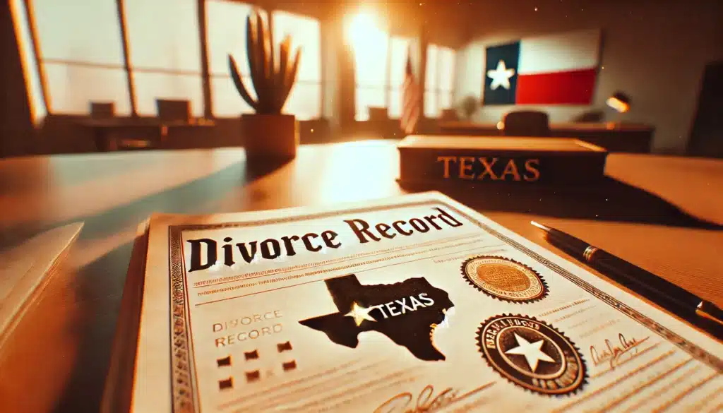 accessing divorce records