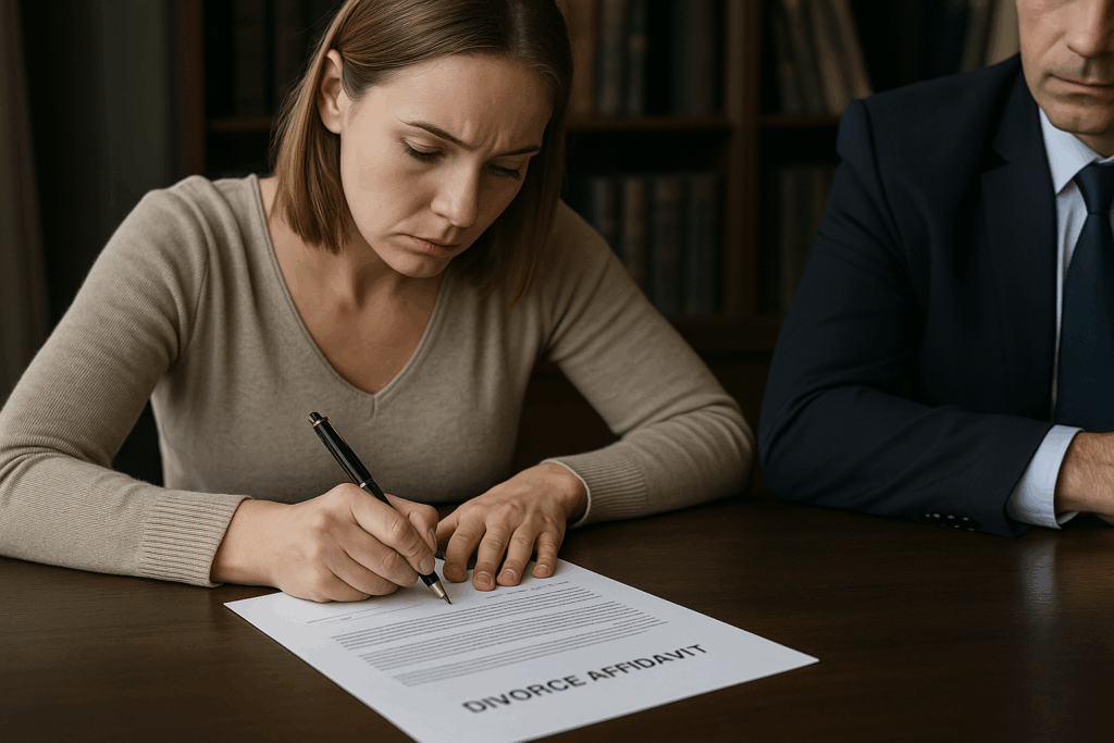 Understanding Divorce Affidavits: Tips and Advice