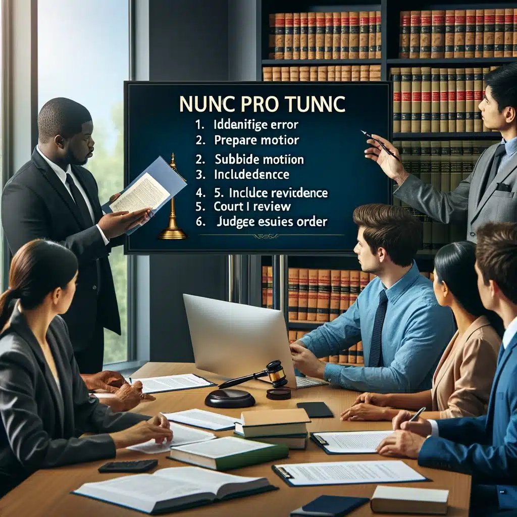How to Correct Clerical Errors in Divorce Decrees with Nunc Pro Tunc Judgments