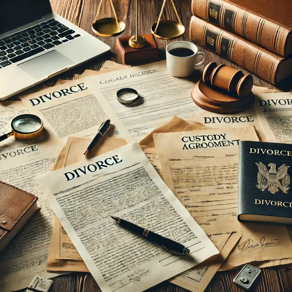 divorce documents