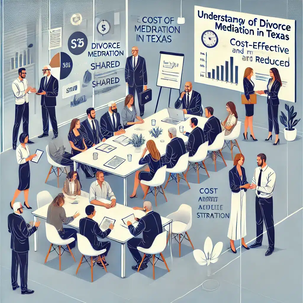 How the Cost of Divorce Mediation in Texas Can Be Shared or Reduced