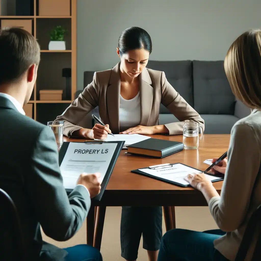 Property division signing