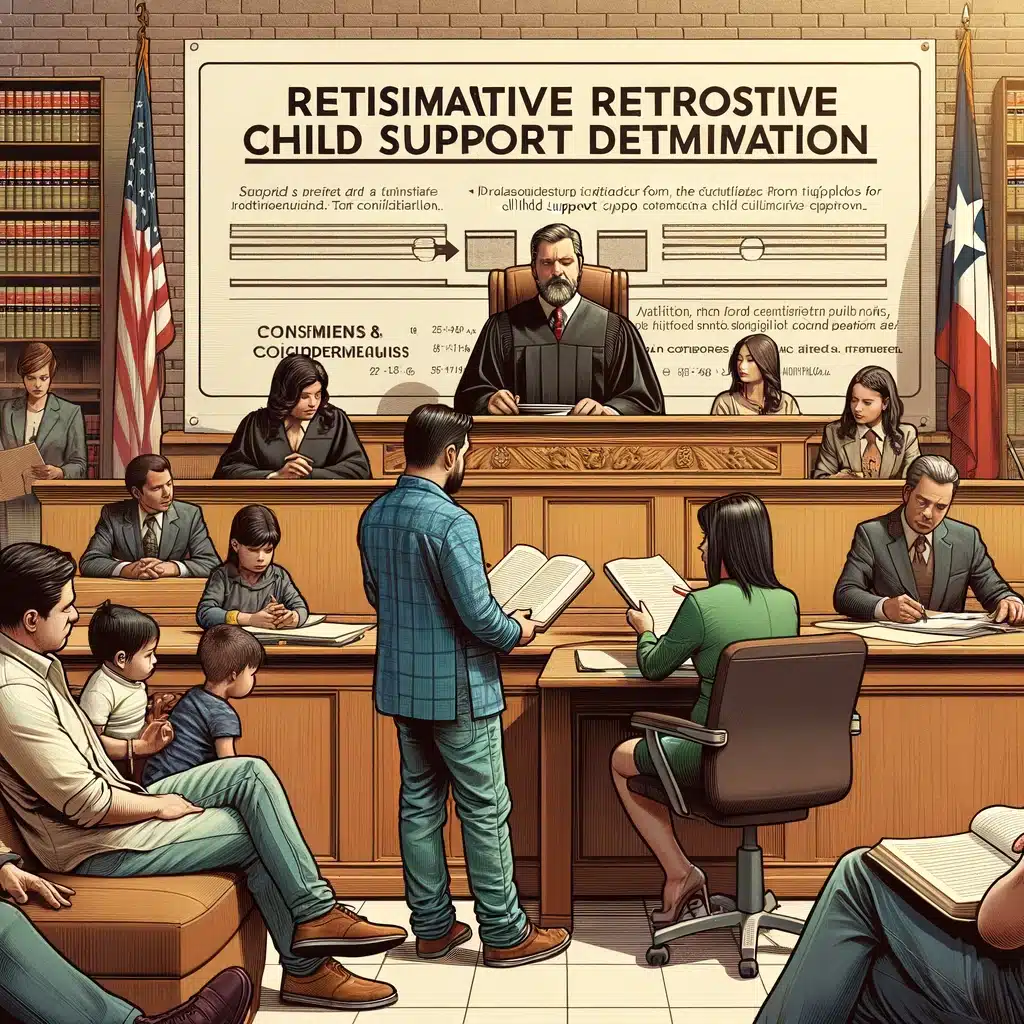 How Retroactive Child Support is Determined in Texas Courts Divorce