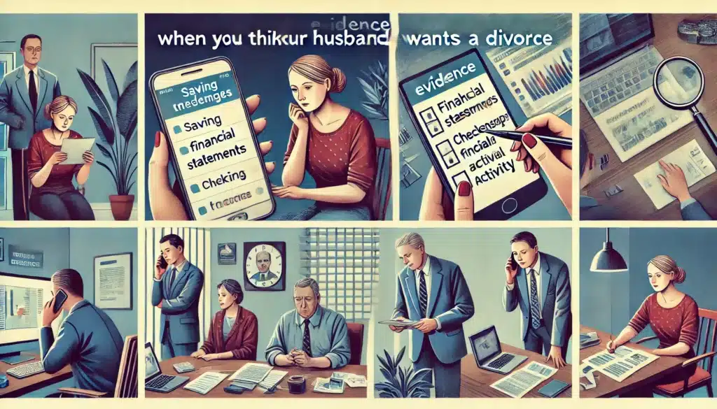 How to Collect Evidence When You Think Your Husband Wants a Divorce