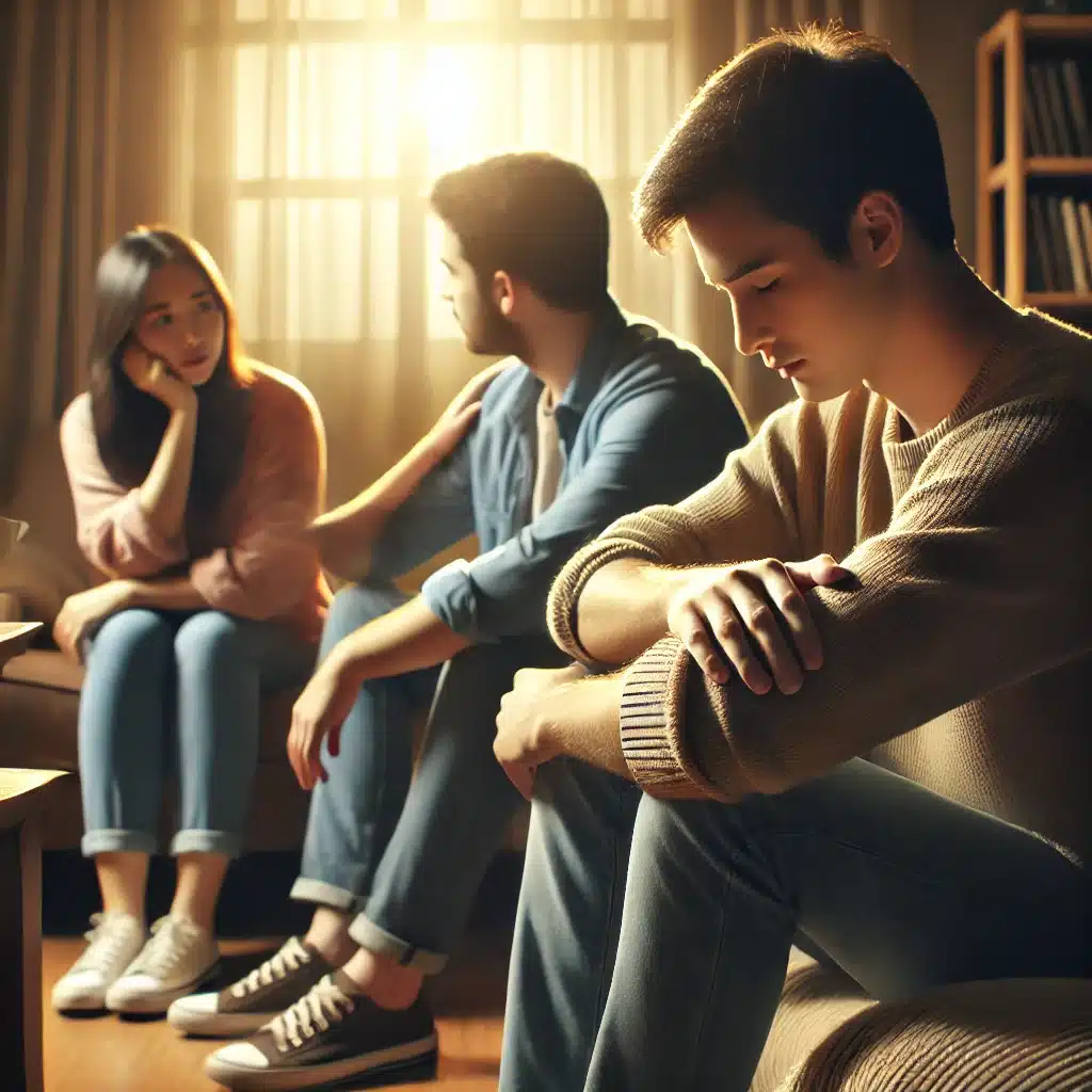 What kind of support system is needed during a divorce?