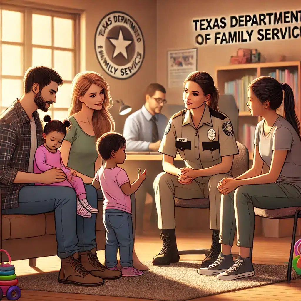 The role of the Texas Department of Family Services in protecting children during divorce proceedings