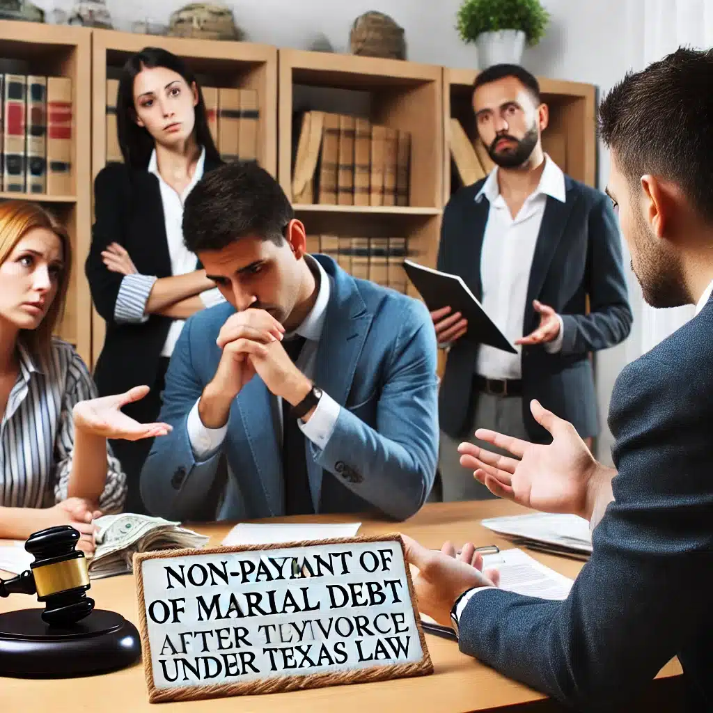 Dealing with Non-Payment of Marital Debt by Your Ex-Husband