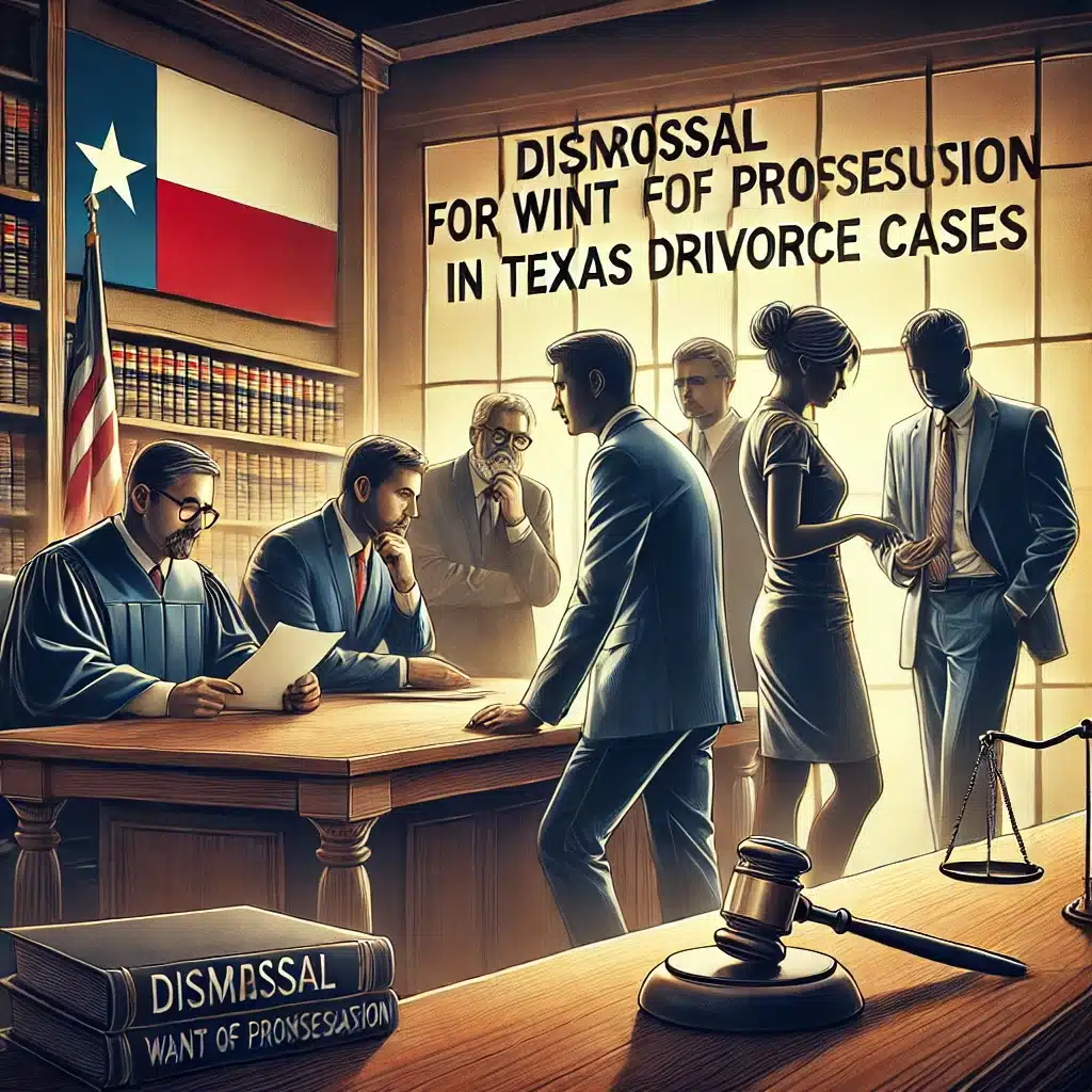 Dismissal for want of prosecution