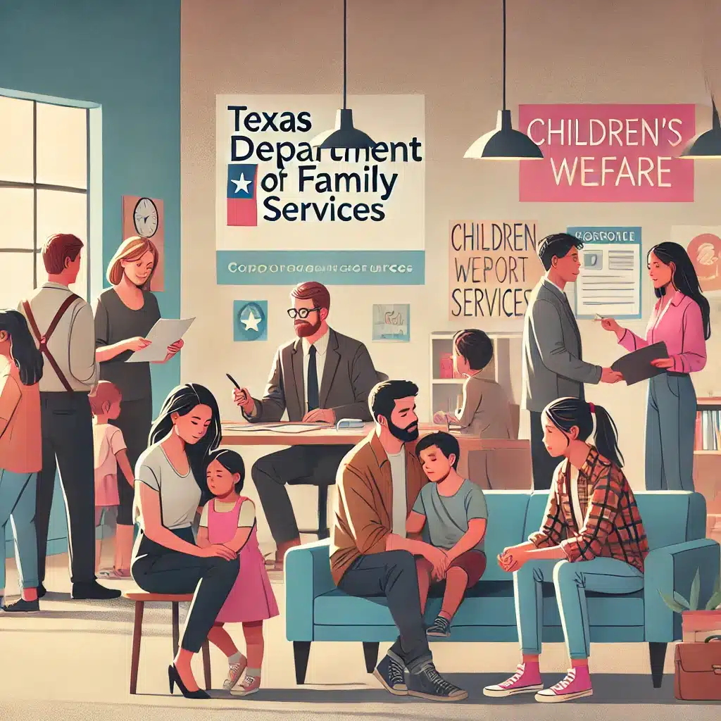 The role of the Texas Department of Family Services in protecting children during divorce proceedings