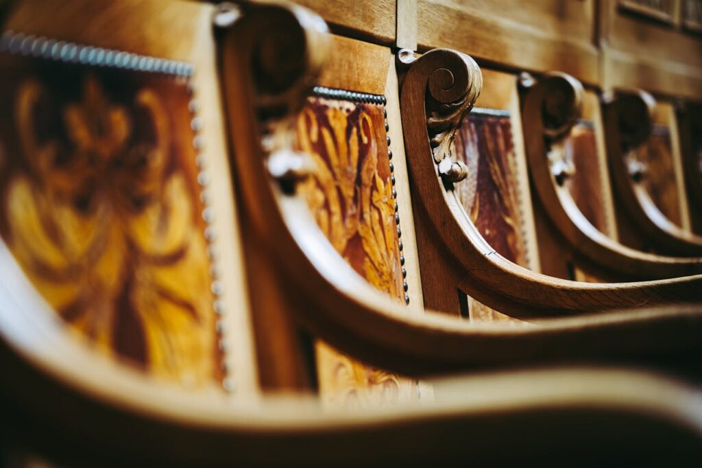 wooden chairs