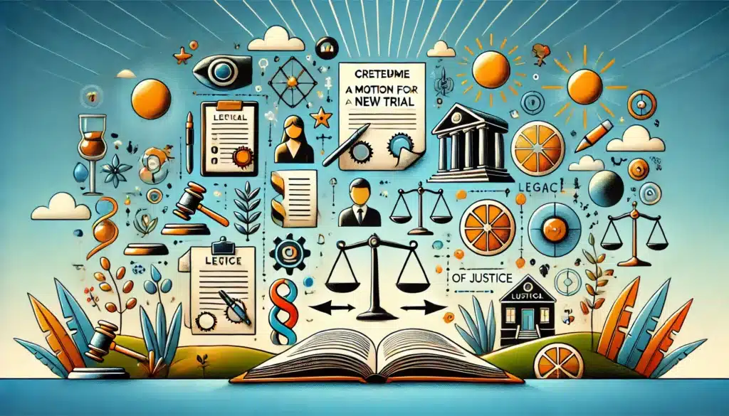 An illustration representing the criteria for with legal symbols.