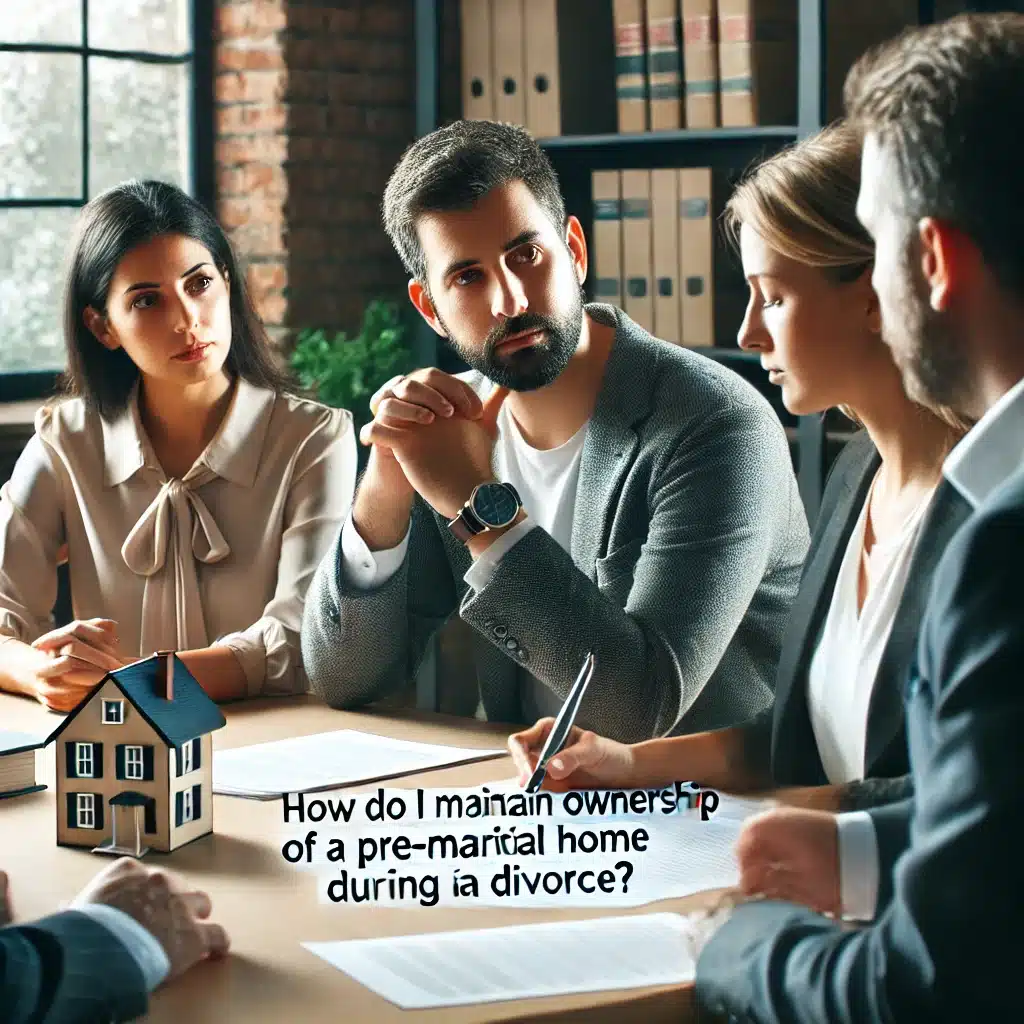 Legal Strategies for Maintaining Ownership of a Pre-Marital Home During a Divorce