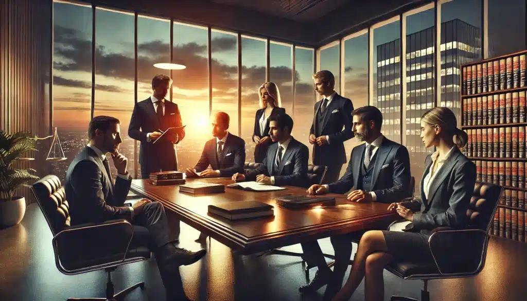 Experienced high net worth divorce lawyers in Huffman, TX, are discussing a case.