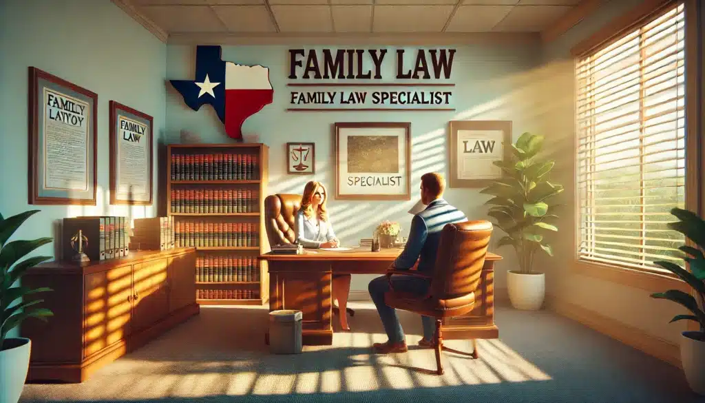 An illustration highlighting the importance of consulting with a family law attorney.