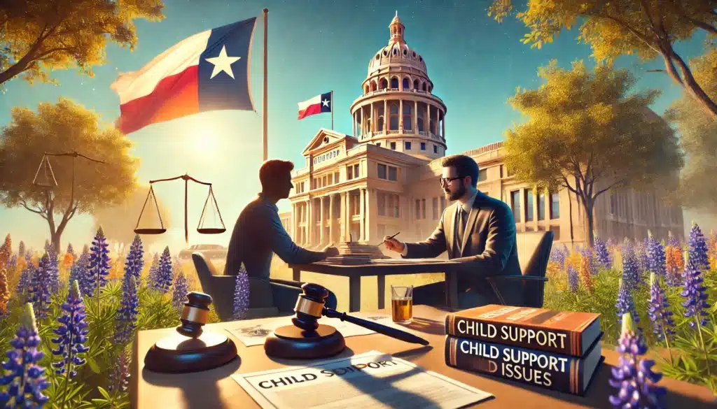 An illustration showing the importance of hiring a family law attorney for child support issues.
