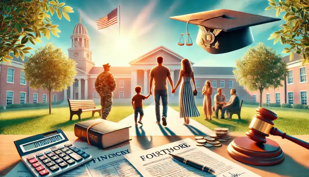 Illustration representing the conditions for ending child support payments.