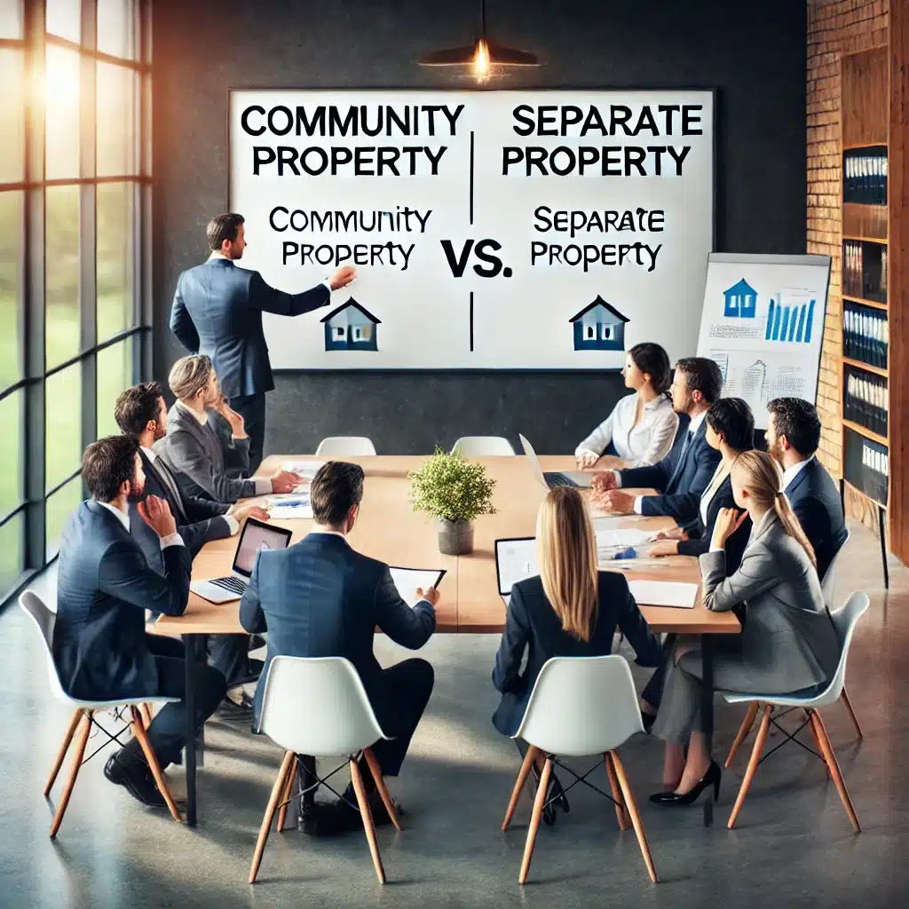 property rights in a Texas divorce