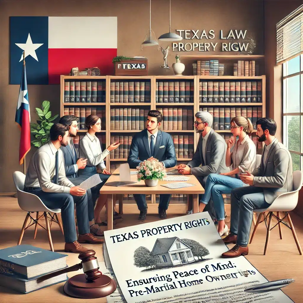 what Texas law says about homes purchased before marriage