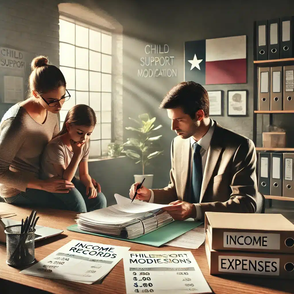 Income records for child support payments