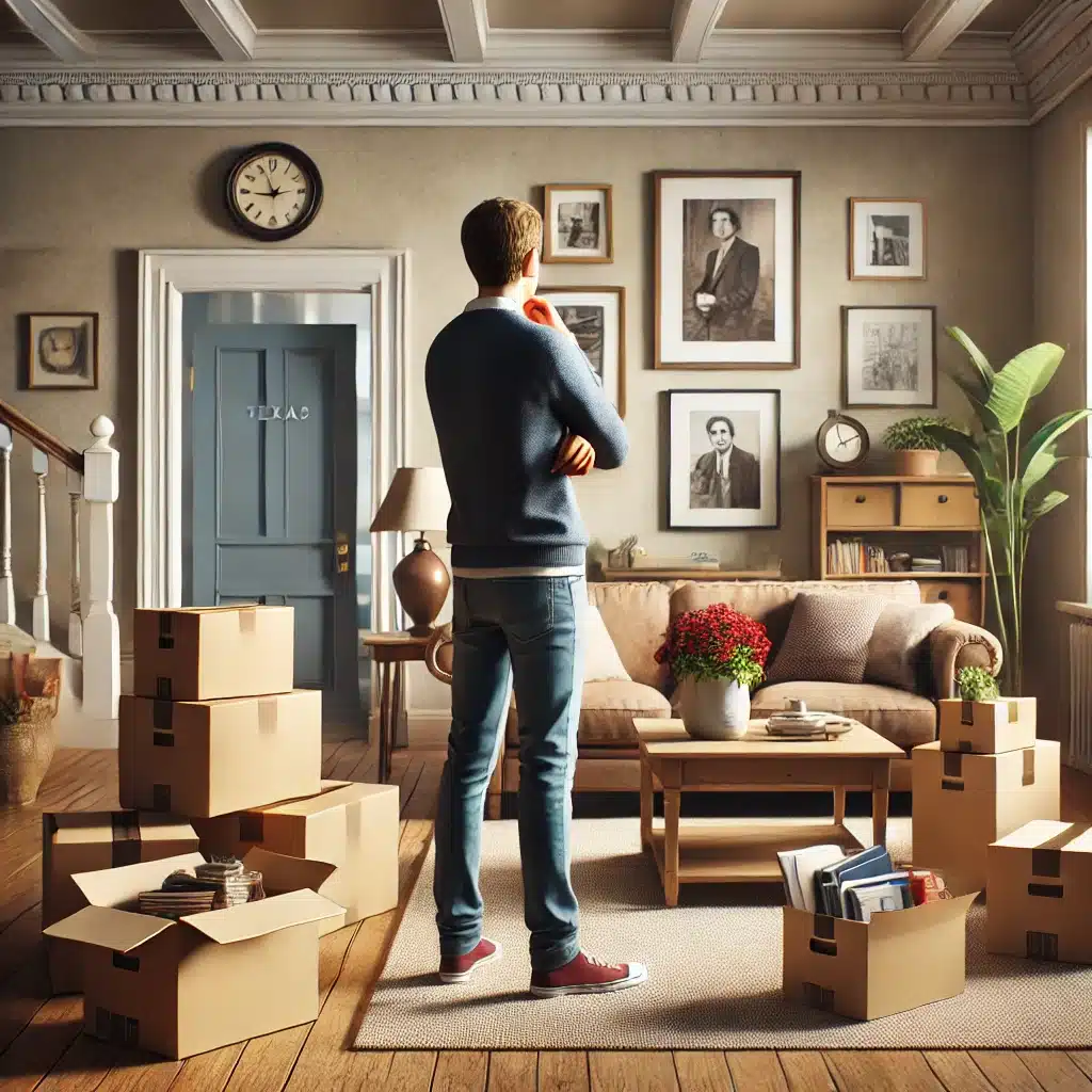 Read this blog post before moving out of the family home in a Texas divorce